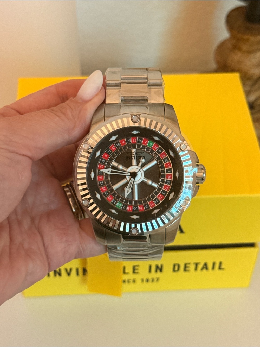 Invicta Specialty Roulette Automatic Men’s 52mm Steel 28709 3yr Manufa warranty